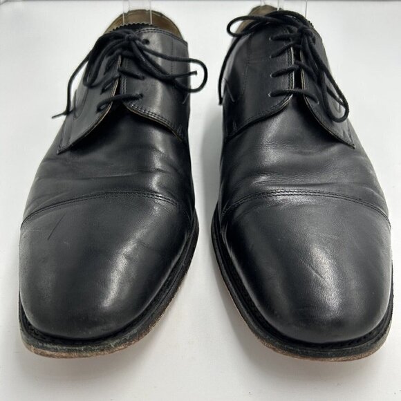 Florsheim Imperial Shoes Sz 12D Black Oxford Goodyear Welt Laced 12083 main image 6